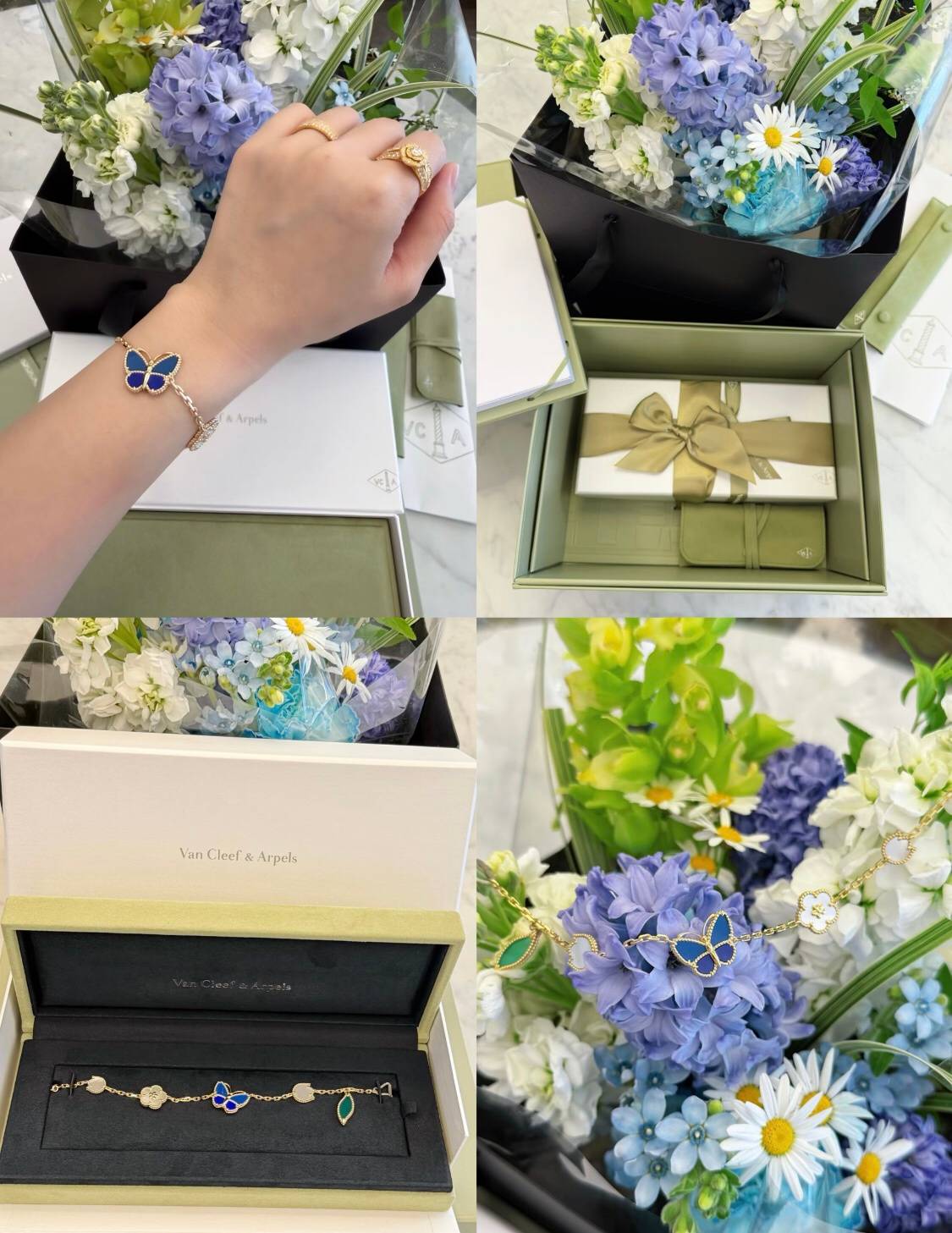 Van Cleef Arpels ヴァン クリーフアーペル レディース ブレスレット フリヴォル 18Kゴールド モチーフブレスレット ギフト - 画像 6