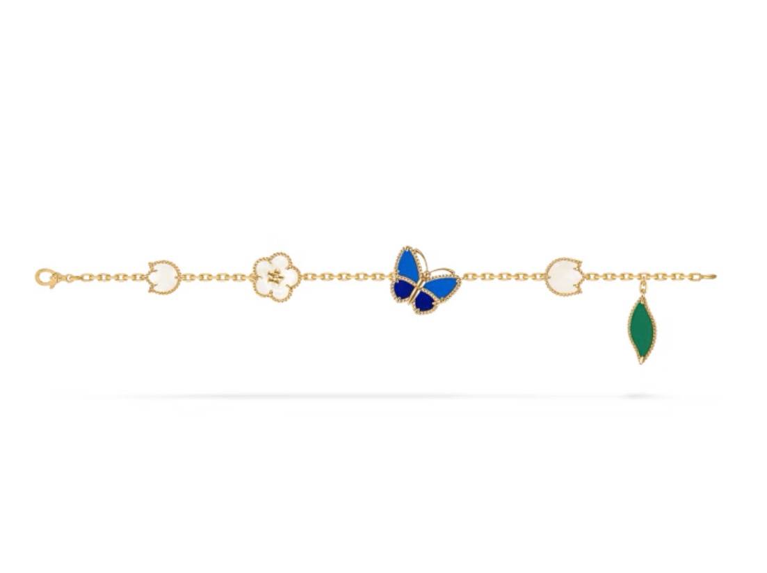 Van Cleef Arpels ヴァン クリーフアーペル レディース ブレスレット フリヴォル 18Kゴールド モチーフブレスレット ギフト - 画像 7
