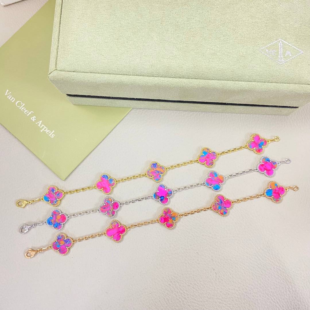 Van Cleef Arpels ヴァン クリーフアーペル レディース ブレスレット フリヴォル モチーフネックレス ブランドジュエリー ゴールド