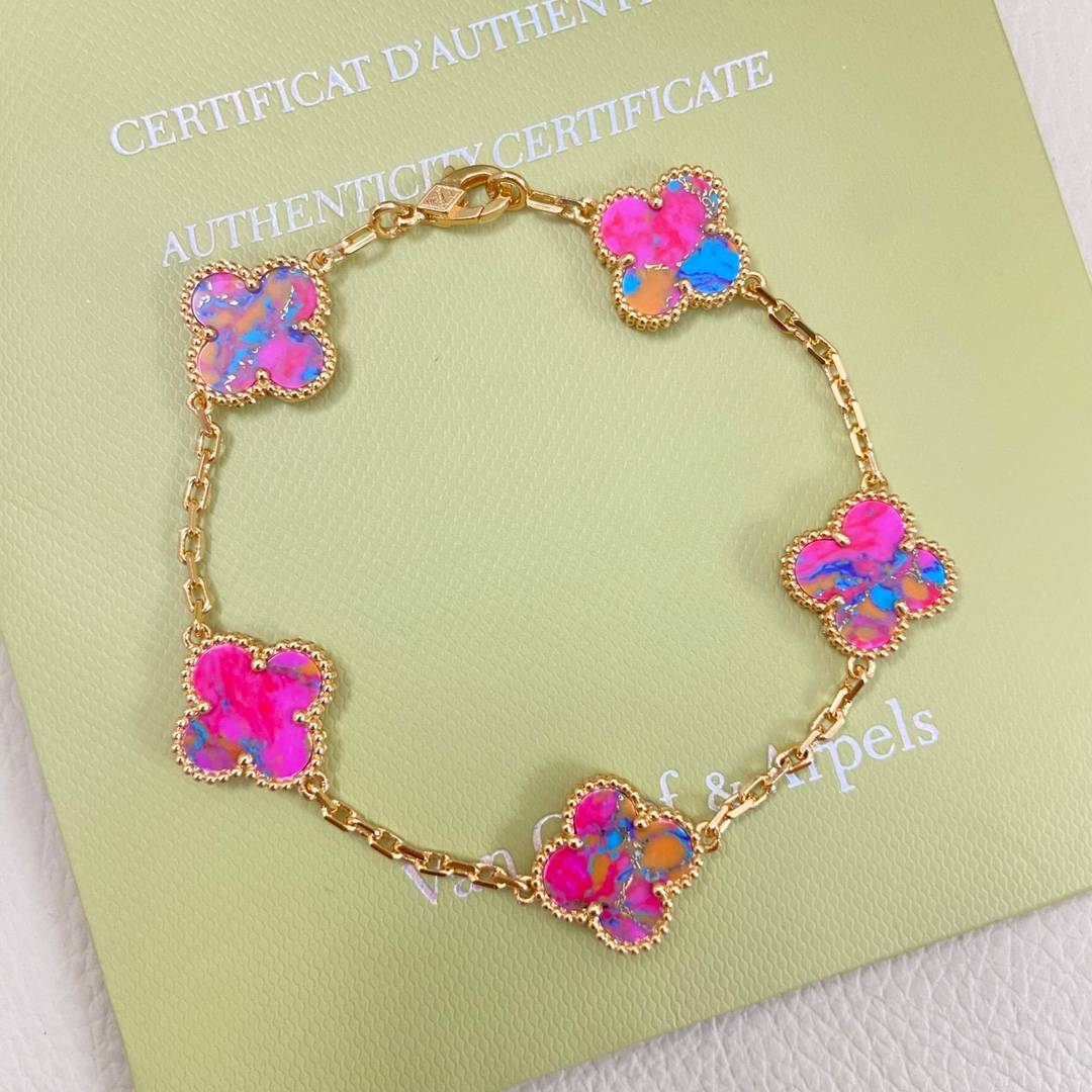 Van Cleef Arpels ヴァン クリーフアーペル レディース ブレスレット フリヴォル モチーフネックレス ブランドジュエリー ゴールド - 画像 2