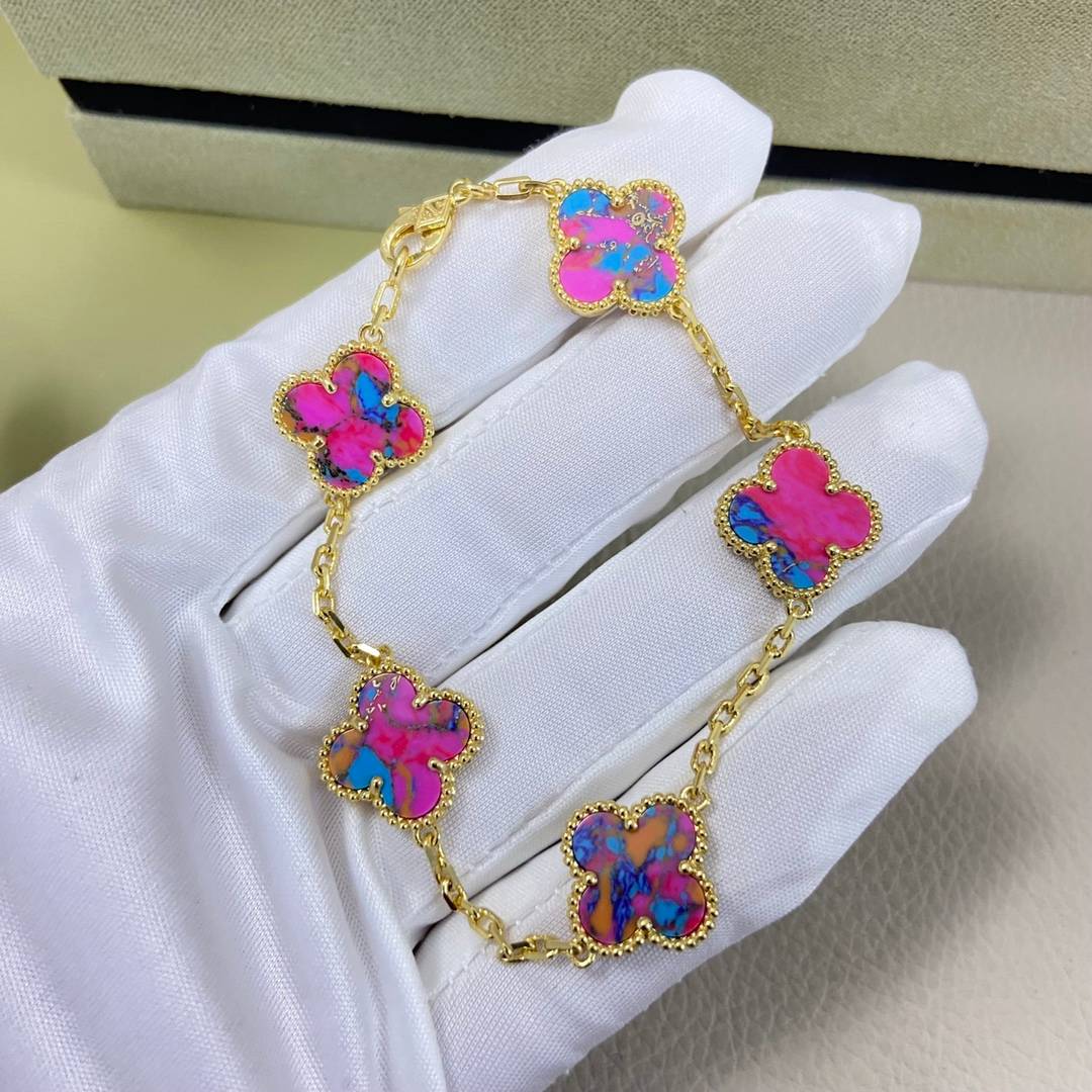 Van Cleef Arpels ヴァン クリーフアーペル レディース ブレスレット フリヴォル モチーフネックレス ブランドジュエリー ゴールド - 画像 4