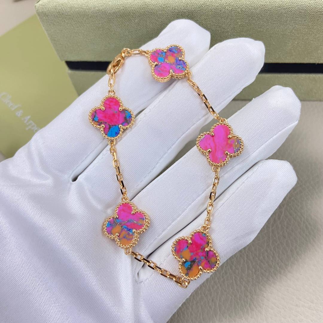 Van Cleef Arpels ヴァン クリーフアーペル レディース ブレスレット フリヴォル モチーフネックレス ブランドジュエリー ゴールド - 画像 6