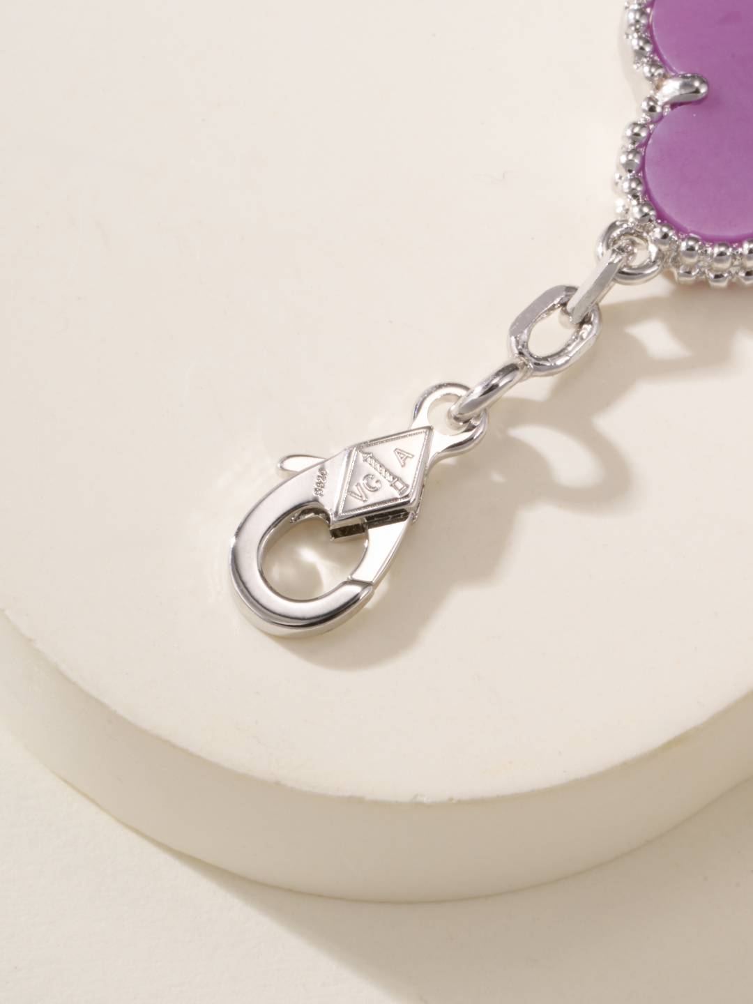 Van Cleef Arpels ヴァン クリーフアーペル レディース ブレスレット 四つ葉モチーフ ブランドブレスレット エレガント シルバー - 画像 3