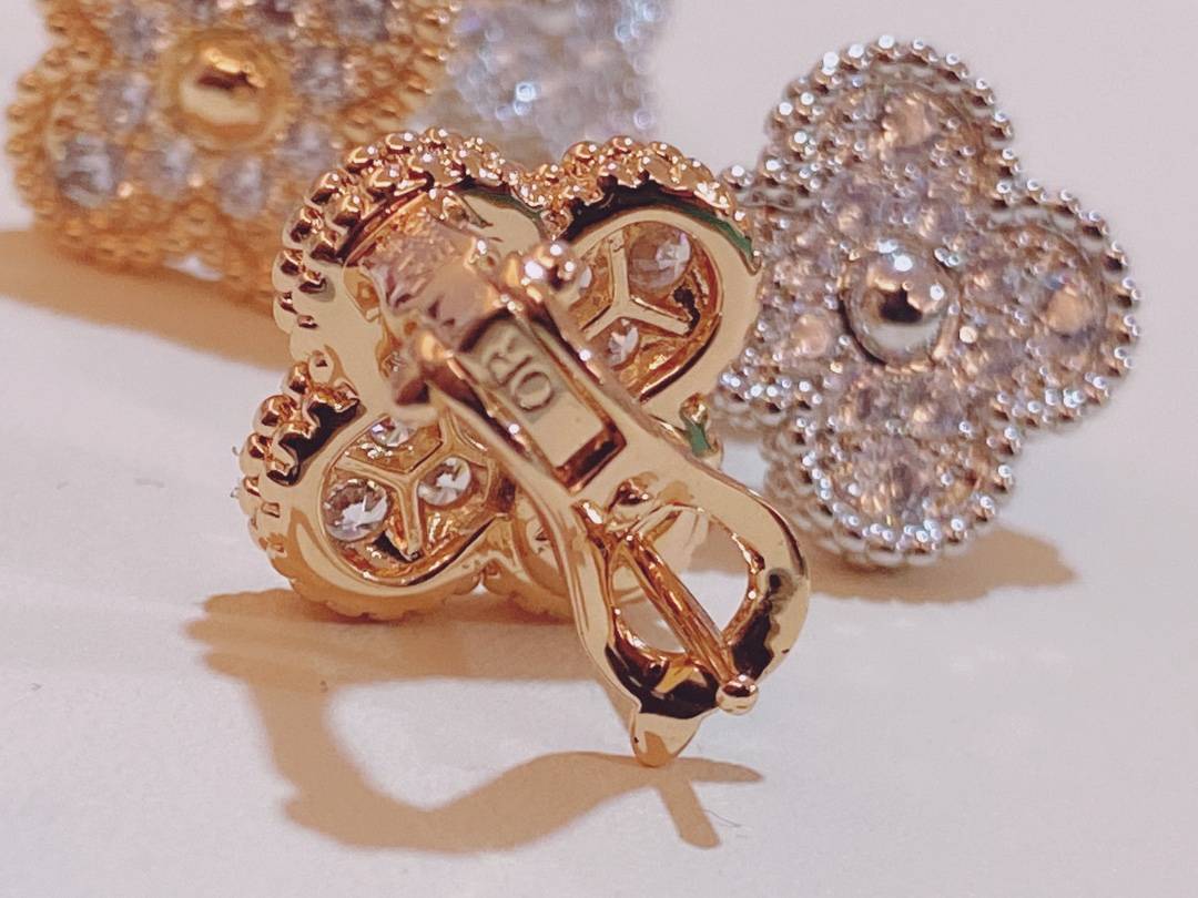 Van Cleef Arpels ヴァン クリーフアーペル レディース ピアス フリヴォル モチーフネックレス エレガント ギフト ゴールド - 画像 2
