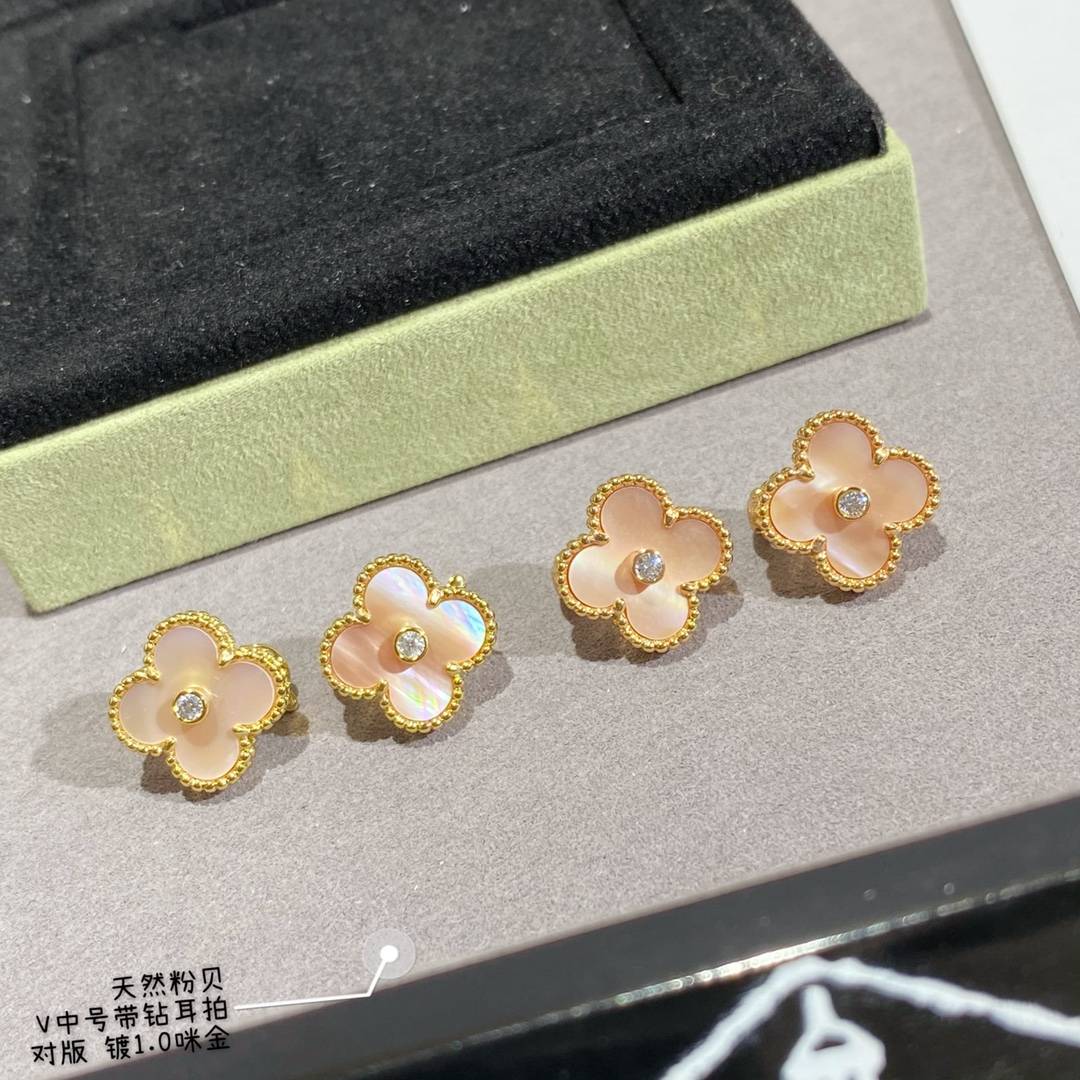 Van Cleef Arpels ヴァン クリーフアーペル レディース ピアス フリヴォル ブローチ モチーフピアス 上品なアクセサリー ギフト ゴールド - 画像 9