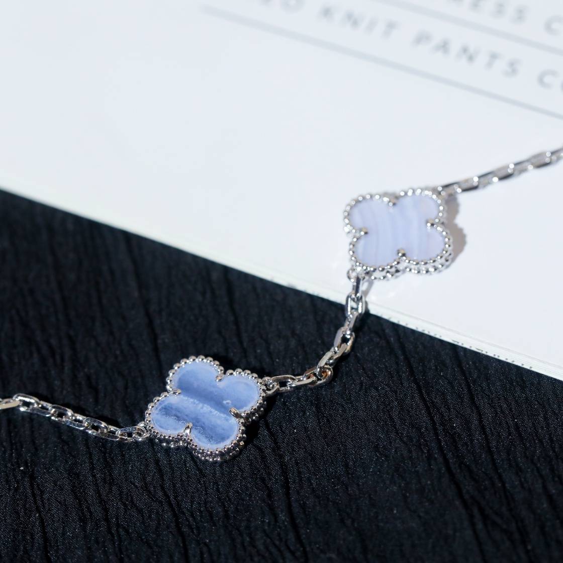 Van Cleef Arpels ヴァン クリーフアーペル レディース ブレスレット 四つ葉モチーフ ブランドジュエリー ギフト ホワイトゴールド - 画像 7