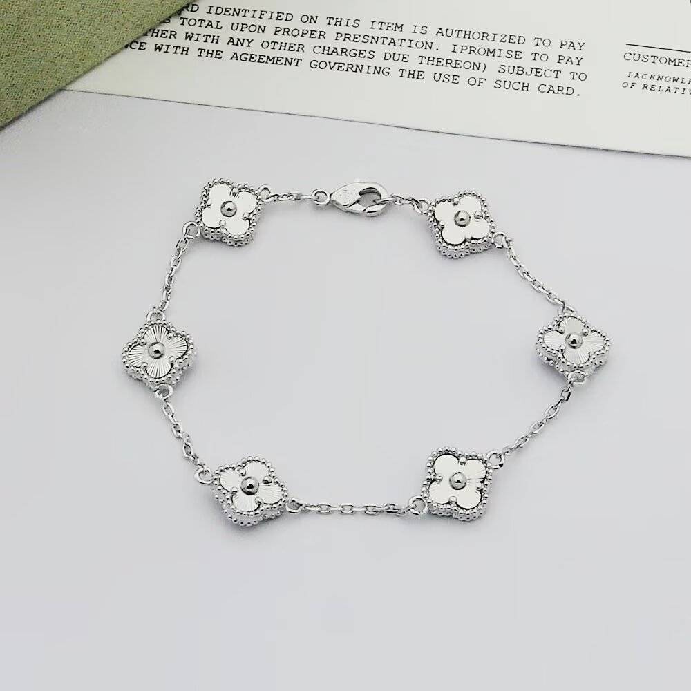 Van Cleef Arpels ヴァン クリーフアーペル レディース ブレスレット アルハンブラ モチーフネックレス ギフト プレゼント ゴールド - 画像 5