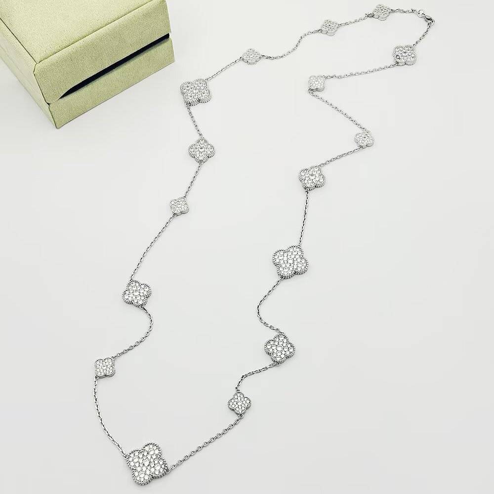 Van Cleef Arpels ヴァン クリーフアーペル レディース ネックレス マジック アルハンブラ 18K ブランドネックレス 上品なアクセサリー - 画像 2