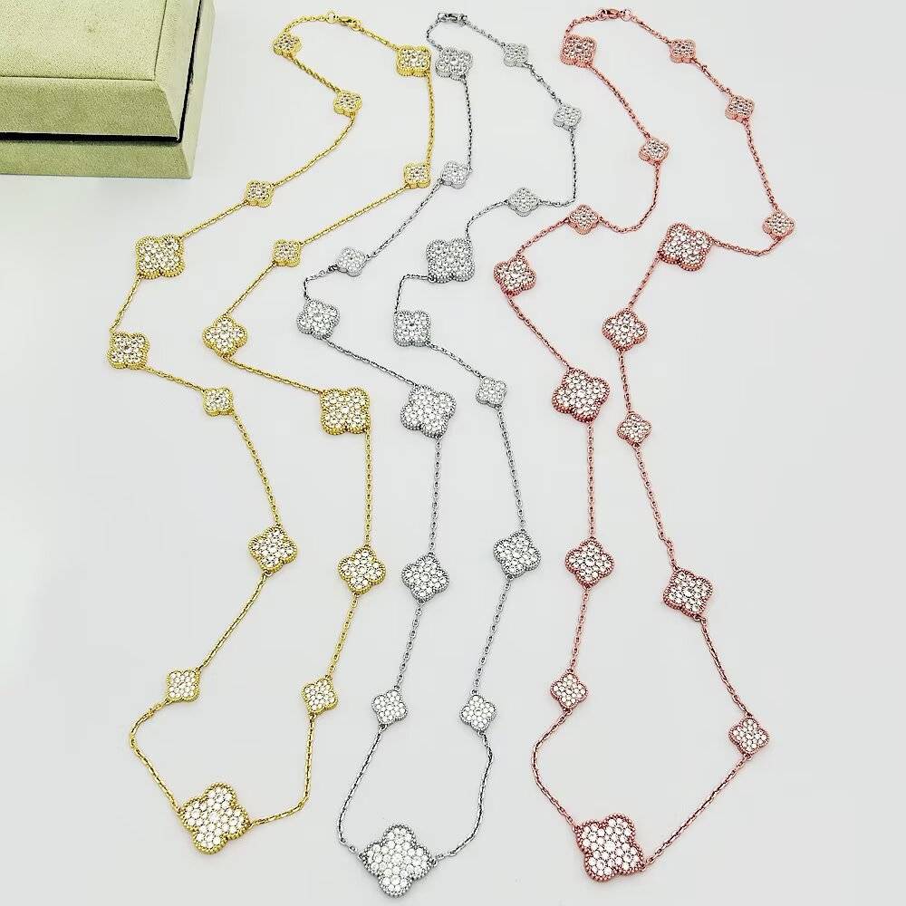 Van Cleef Arpels ヴァン クリーフアーペル レディース ネックレス マジック アルハンブラ 18K ブランドネックレス 上品なアクセサリー - 画像 3