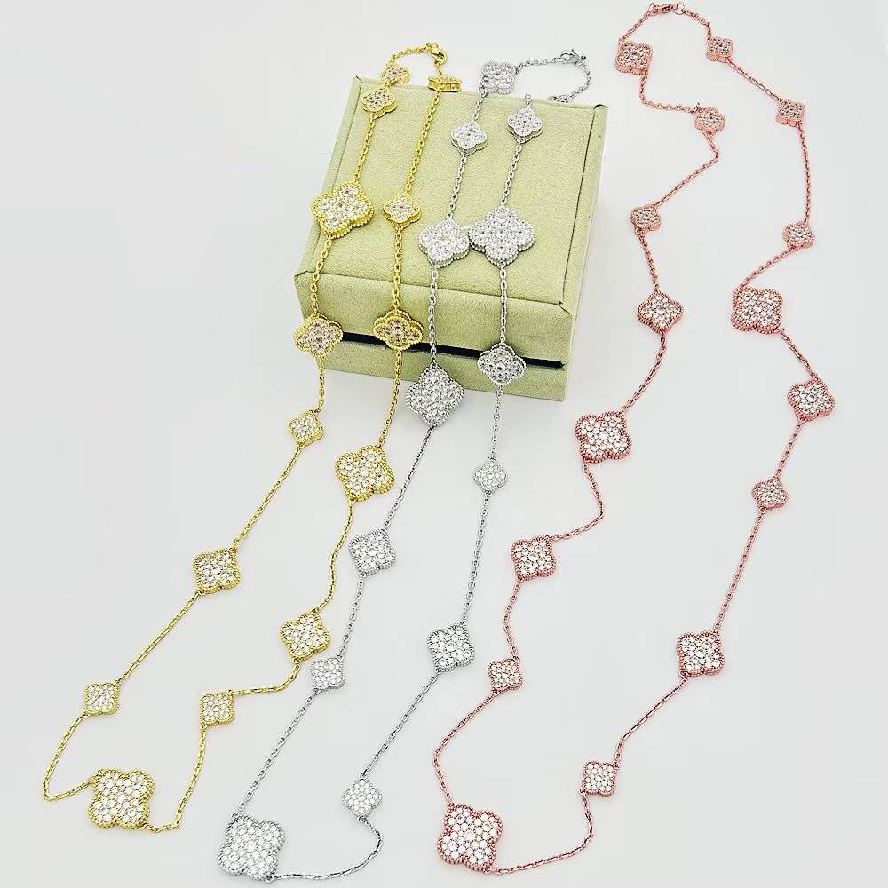 Van Cleef Arpels ヴァン クリーフアーペル レディース ネックレス マジック アルハンブラ 18K ブランドネックレス 上品なアクセサリー - 画像 6