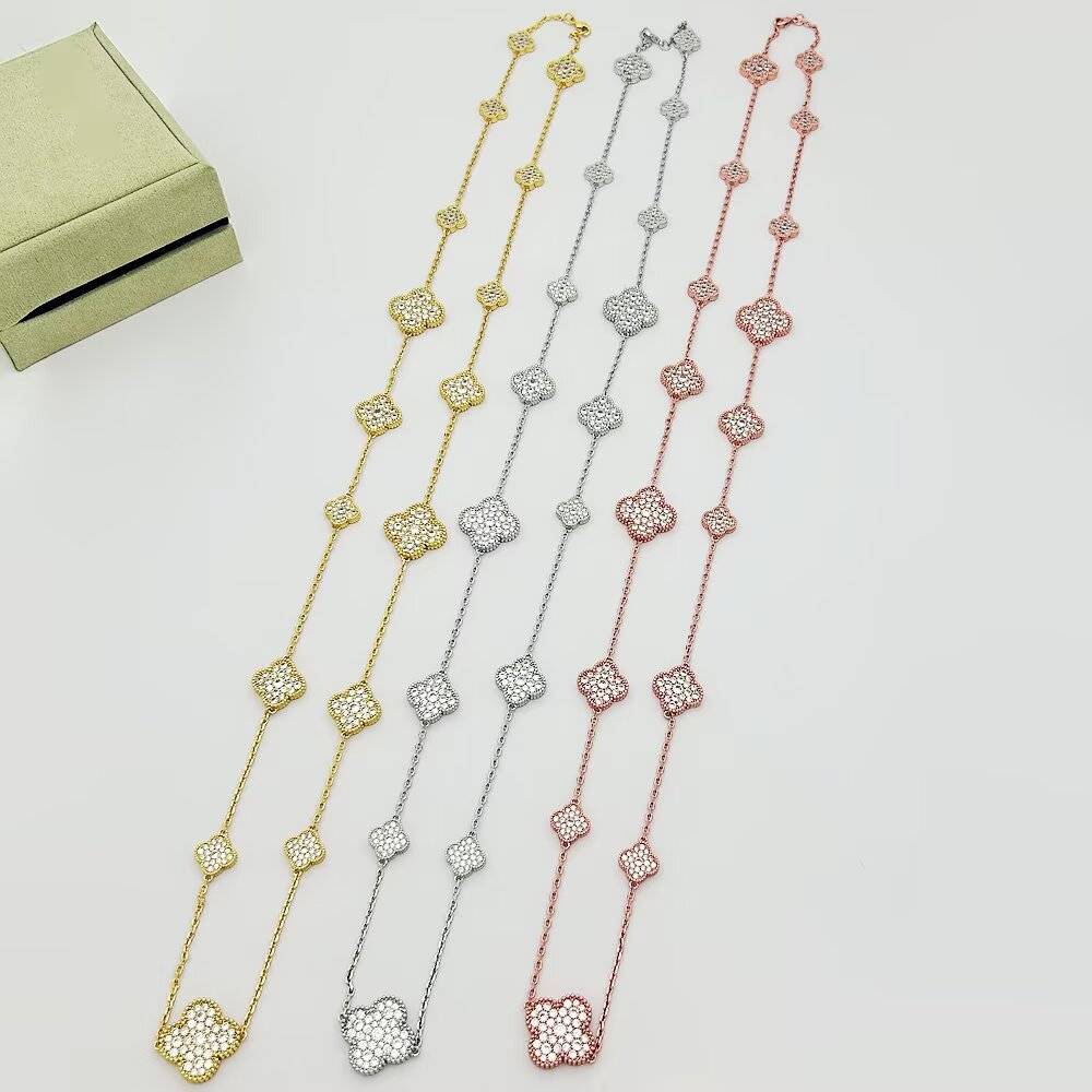 Van Cleef Arpels ヴァン クリーフアーペル レディース ネックレス マジック アルハンブラ 18K ブランドネックレス 上品なアクセサリー - 画像 7