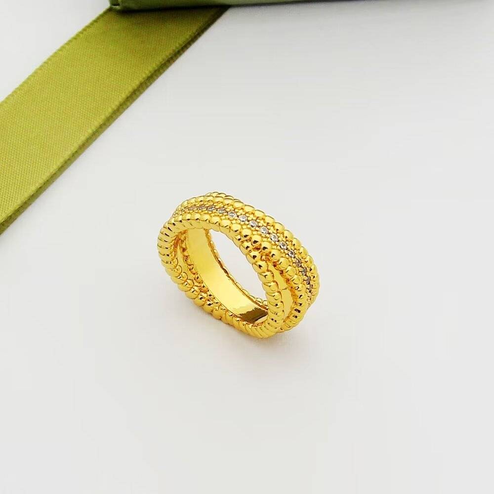 Van Cleef Arpels ヴァン クリーフアーペル レディース リング フリヴォル ブランドジュエリー エレガント ホワイトゴールド イエローゴールド - 画像 3