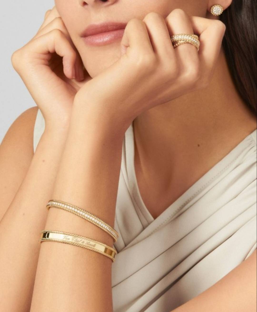 Van Cleef Arpels ヴァン クリーフアーペル レディース リング ブランドジュエリー モチーフネックレス エレガント ゴールド - 画像 8