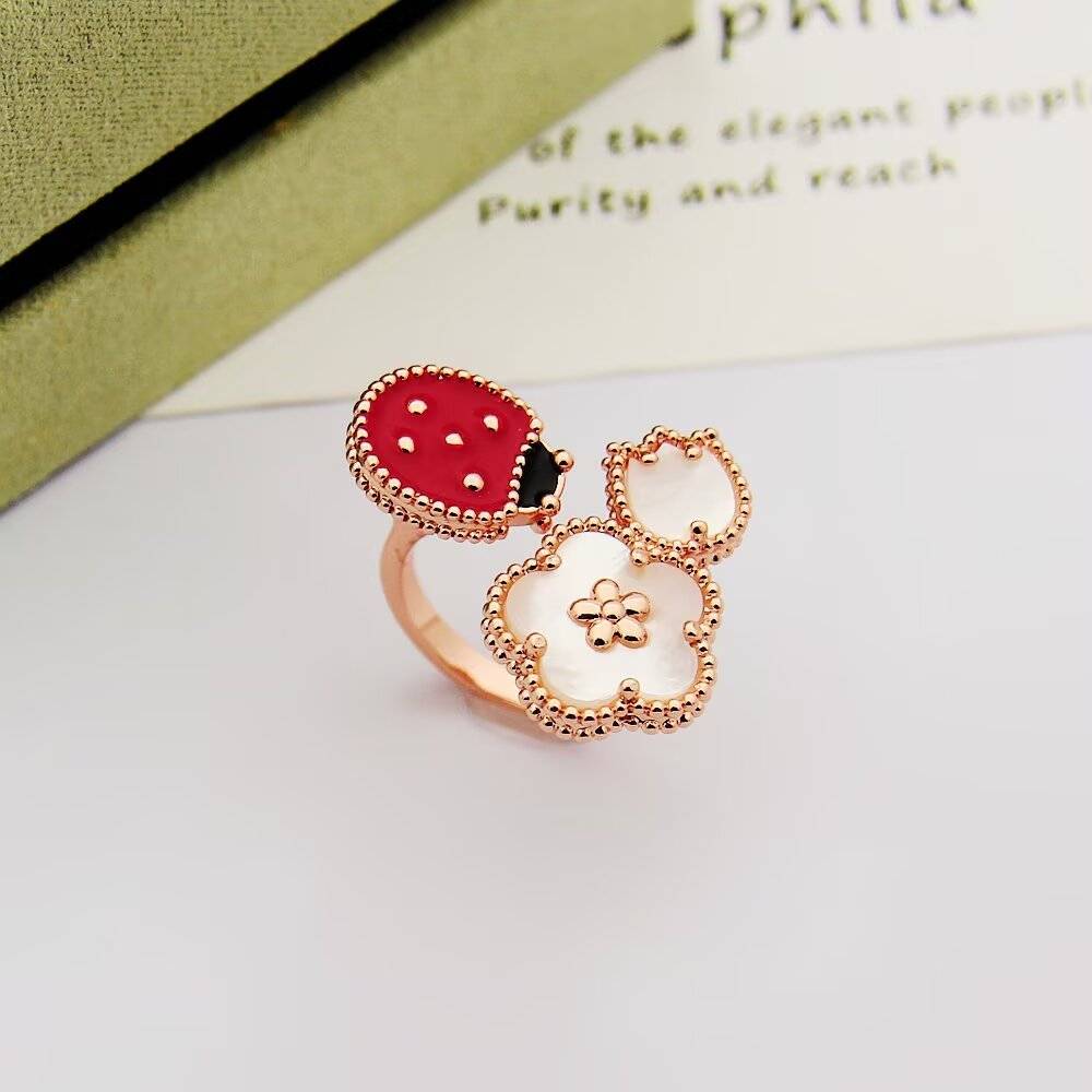 Van Cleef Arpels ヴァン クリーフアーペル レディース リング フリヴォル モチーフネックレス ギフト ブランドジュエリー ゴールド - 画像 3