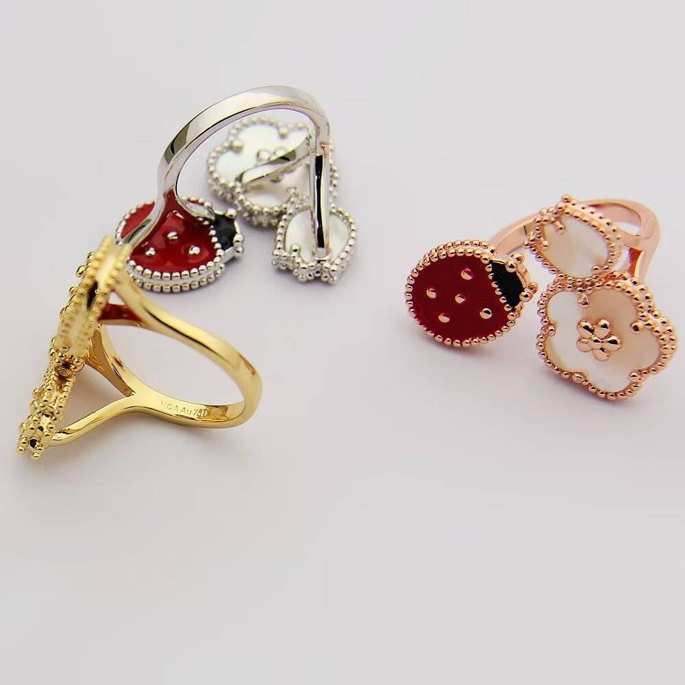 Van Cleef Arpels ヴァン クリーフアーペル レディース リング フリヴォル モチーフネックレス ギフト ブランドジュエリー ゴールド - 画像 6