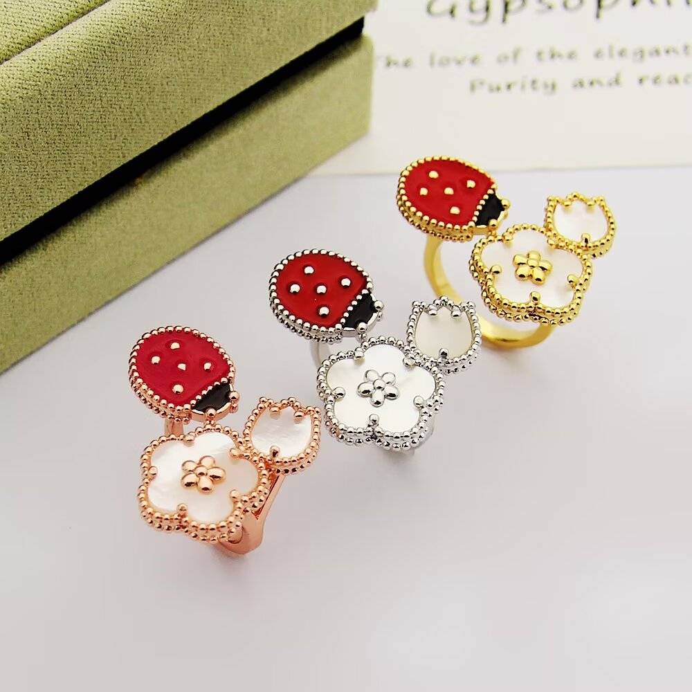 Van Cleef Arpels ヴァン クリーフアーペル レディース リング フリヴォル モチーフネックレス ギフト ブランドジュエリー ゴールド - 画像 9