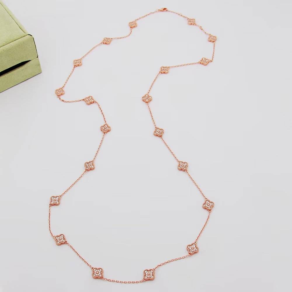 Van Cleef Arpels ヴァン クリーフアーペル レディース ネックレス フリヴォル ダイヤモンド モチーフネックレス 上品なアクセサリー - 画像 2