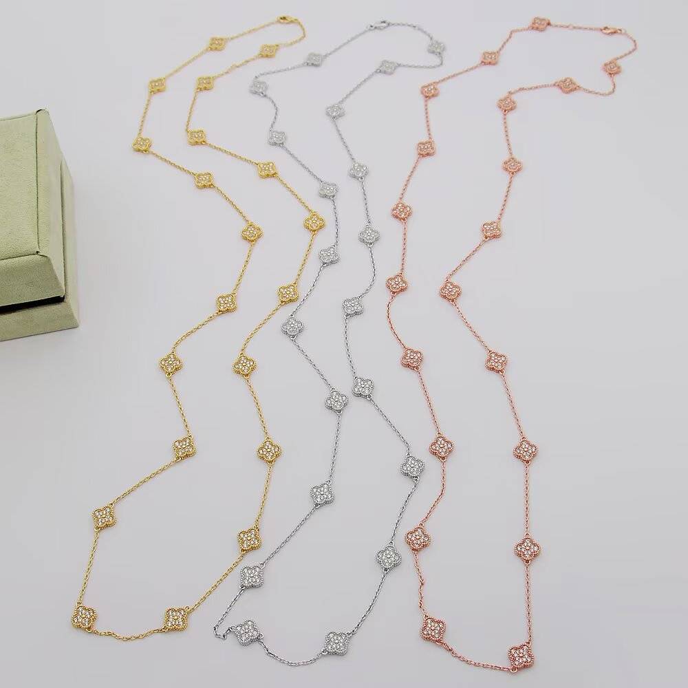 Van Cleef Arpels ヴァン クリーフアーペル レディース ネックレス フリヴォル ダイヤモンド モチーフネックレス 上品なアクセサリー - 画像 5