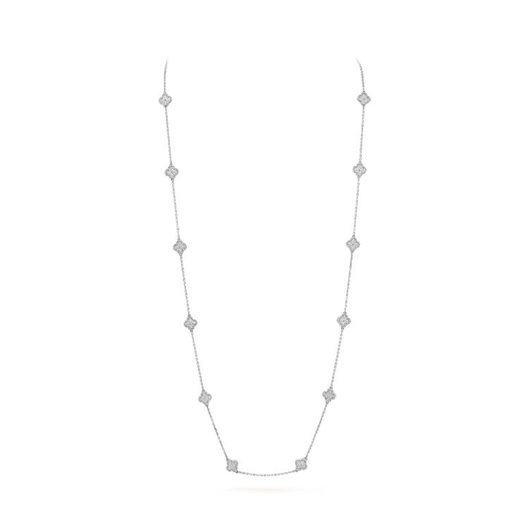 Van Cleef Arpels ヴァン クリーフアーペル レディース ネックレス フリヴォル ダイヤモンド モチーフネックレス 上品なアクセサリー - 画像 9