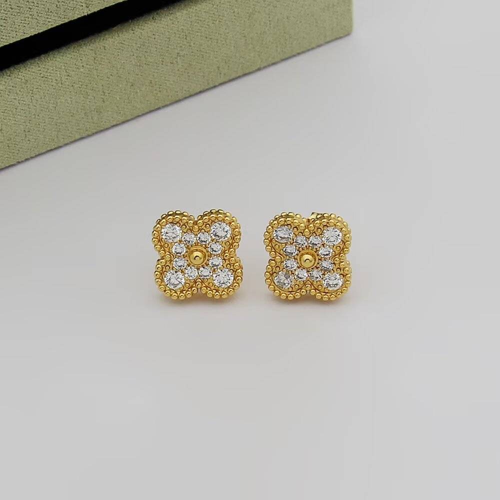 Van Cleef Arpels ヴァン クリーフアーペル レディース ピアス フリヴォル モチーフネックレス ブランドジュエリー イエローゴールド ホワイトゴ - 画像 4