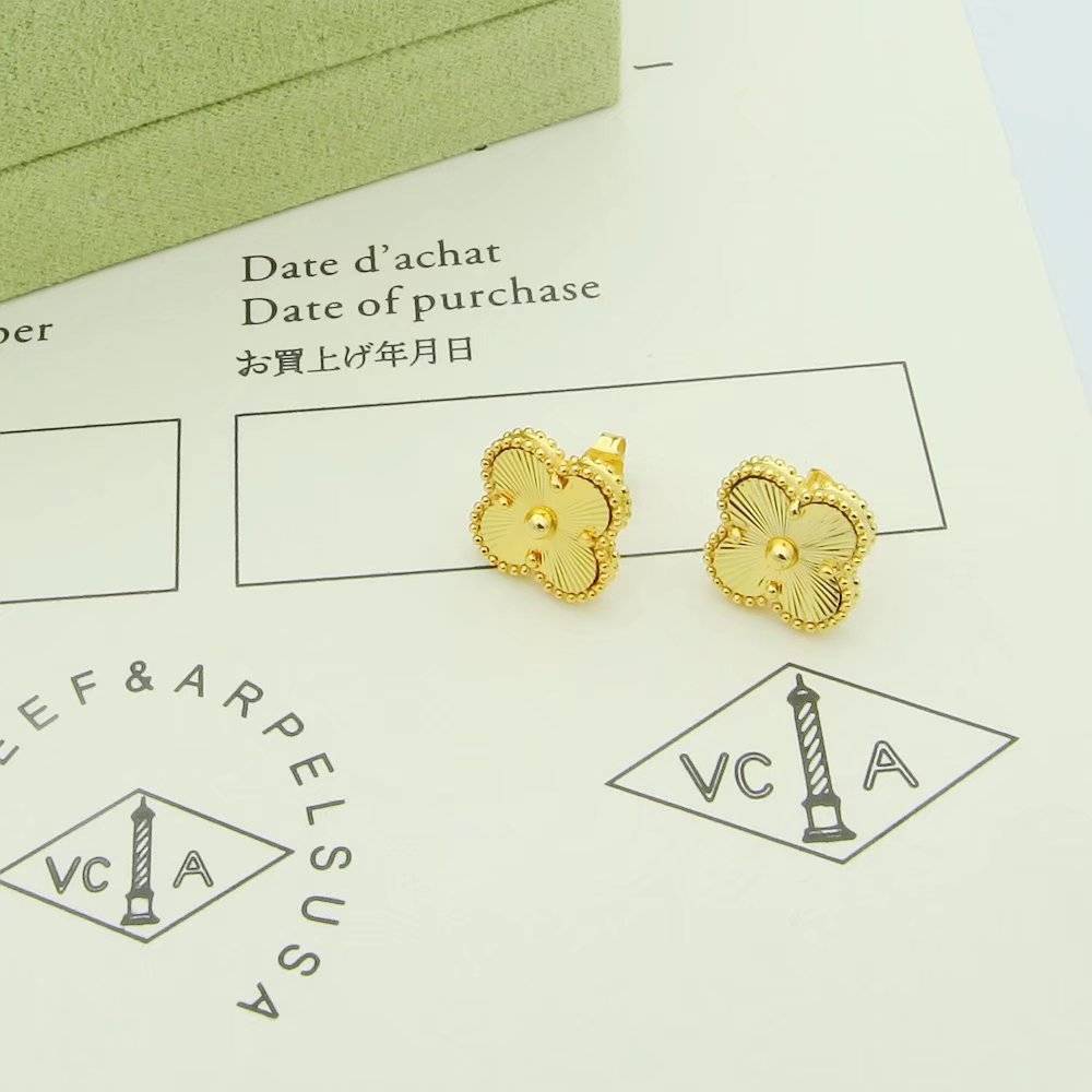 Van Cleef Arpels ヴァン クリーフアーペル レディース ピアス フリヴォル レディース ブランドピアス モチーフピアス ゴールド - 画像 4