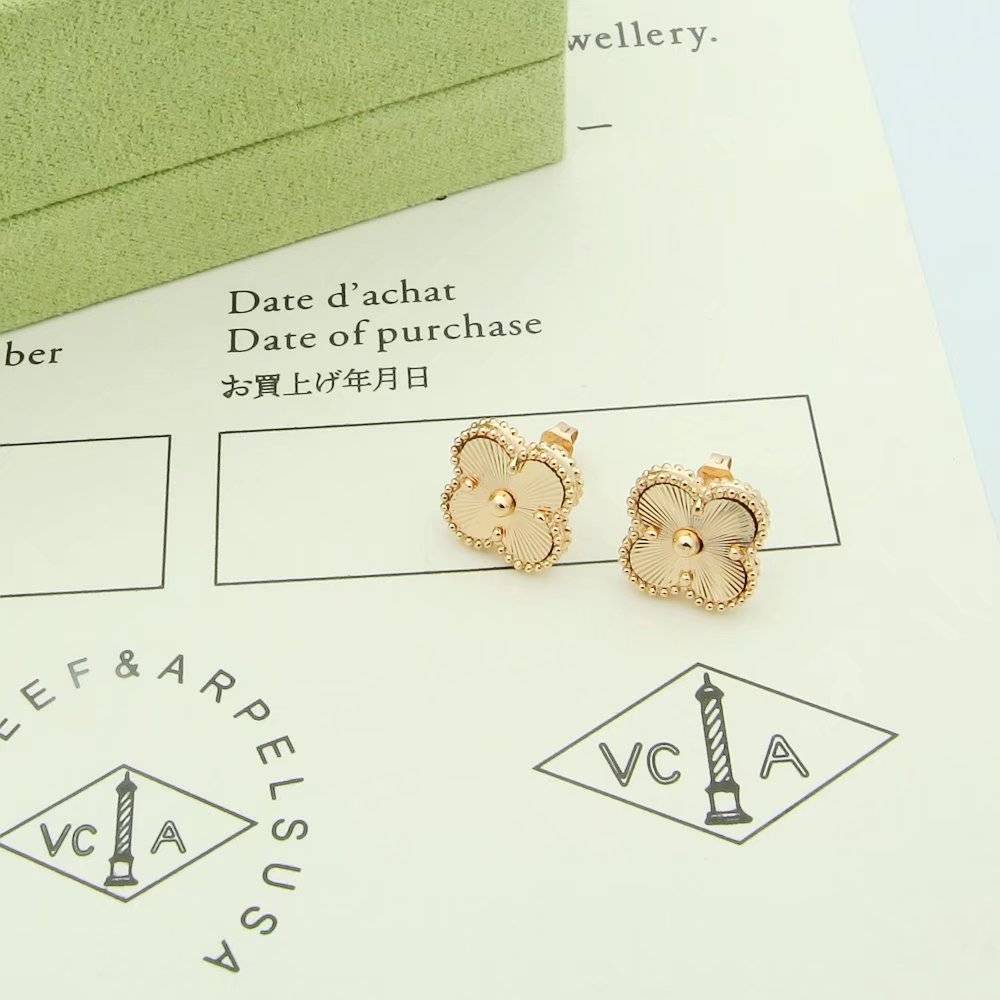 Van Cleef Arpels ヴァン クリーフアーペル レディース ピアス フリヴォル レディース ブランドピアス モチーフピアス ゴールド - 画像 5