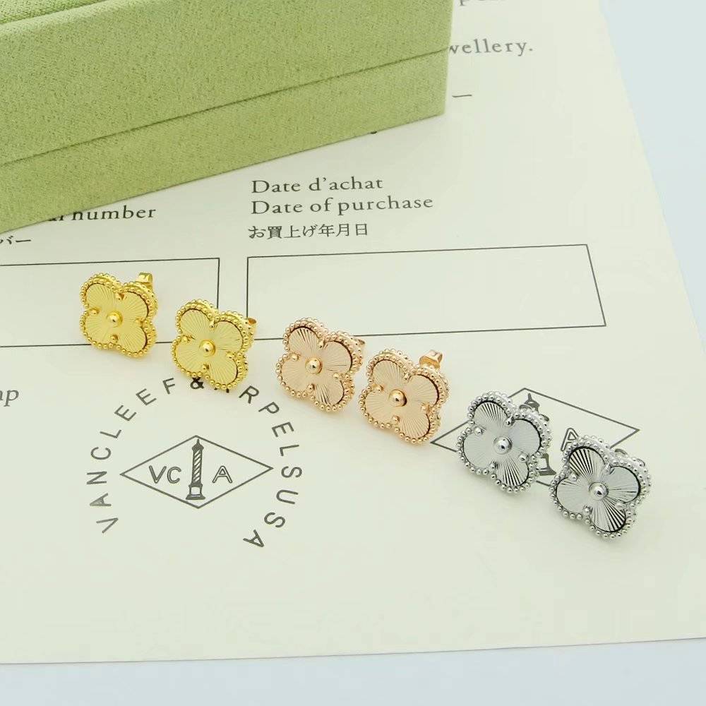 Van Cleef Arpels ヴァン クリーフアーペル レディース ピアス フリヴォル レディース ブランドピアス モチーフピアス ゴールド - 画像 7
