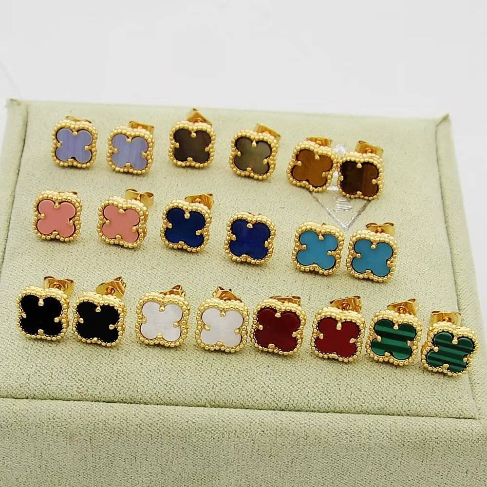 Van Cleef Arpels ヴァン クリーフアーペル レディース ピアス アルハンブラ モチーフネックレス ブランドジュエリー ゴールド - 画像 3