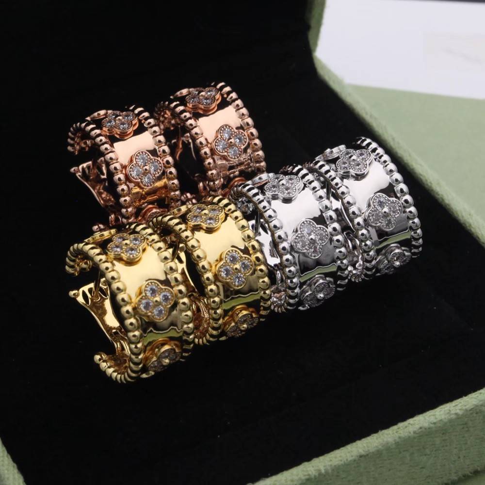 Van Cleef Arpels ヴァン クリーフアーペル レディース ピアス ペルレ ダイヤモンド ブランドピアス ギフト ゴールド - 画像 8
