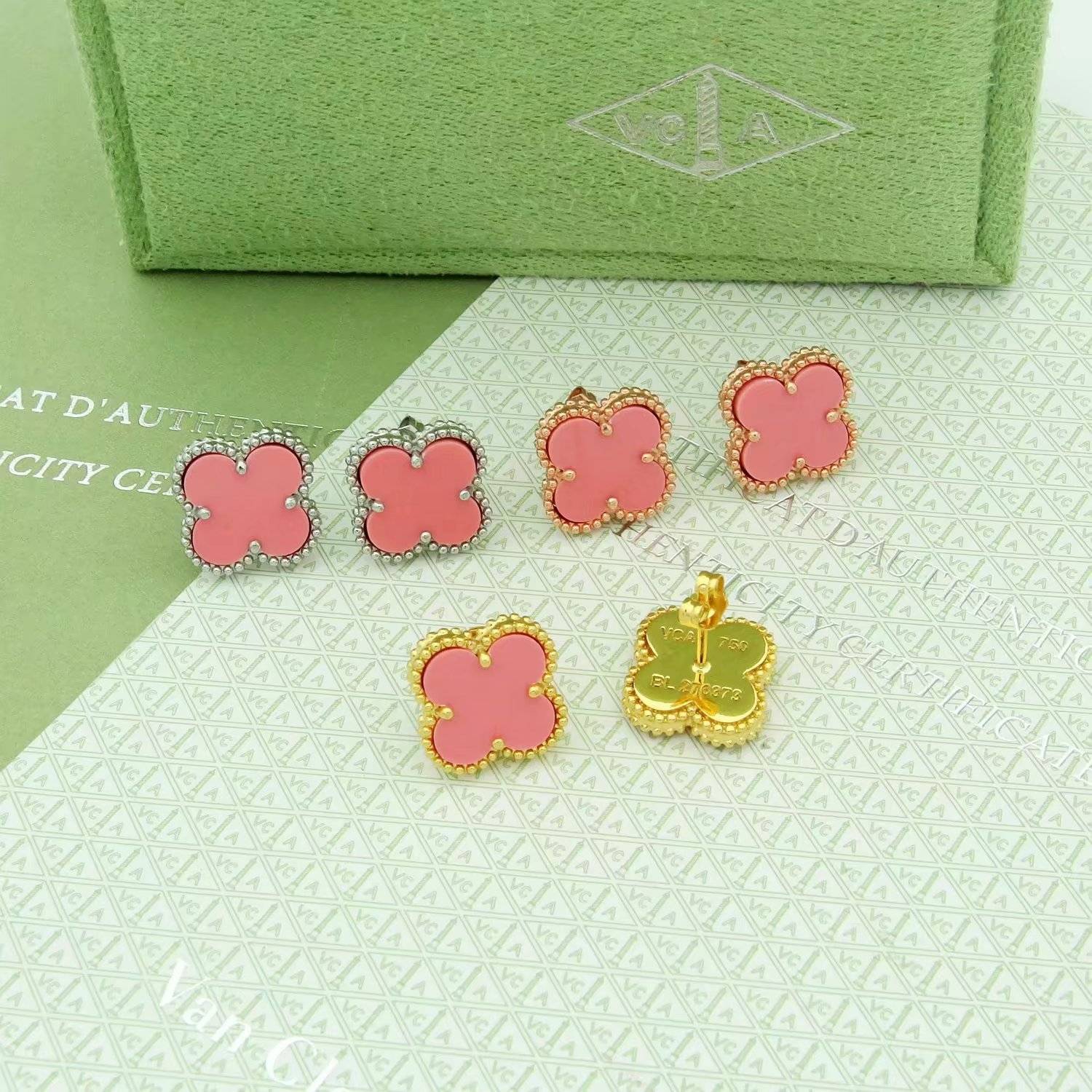 Van Cleef Arpels ヴァン クリーフアーペル レディース ピアス フリヴォル モチーフネックレス ギフト ブランドジュエリー ゴールド - 画像 2