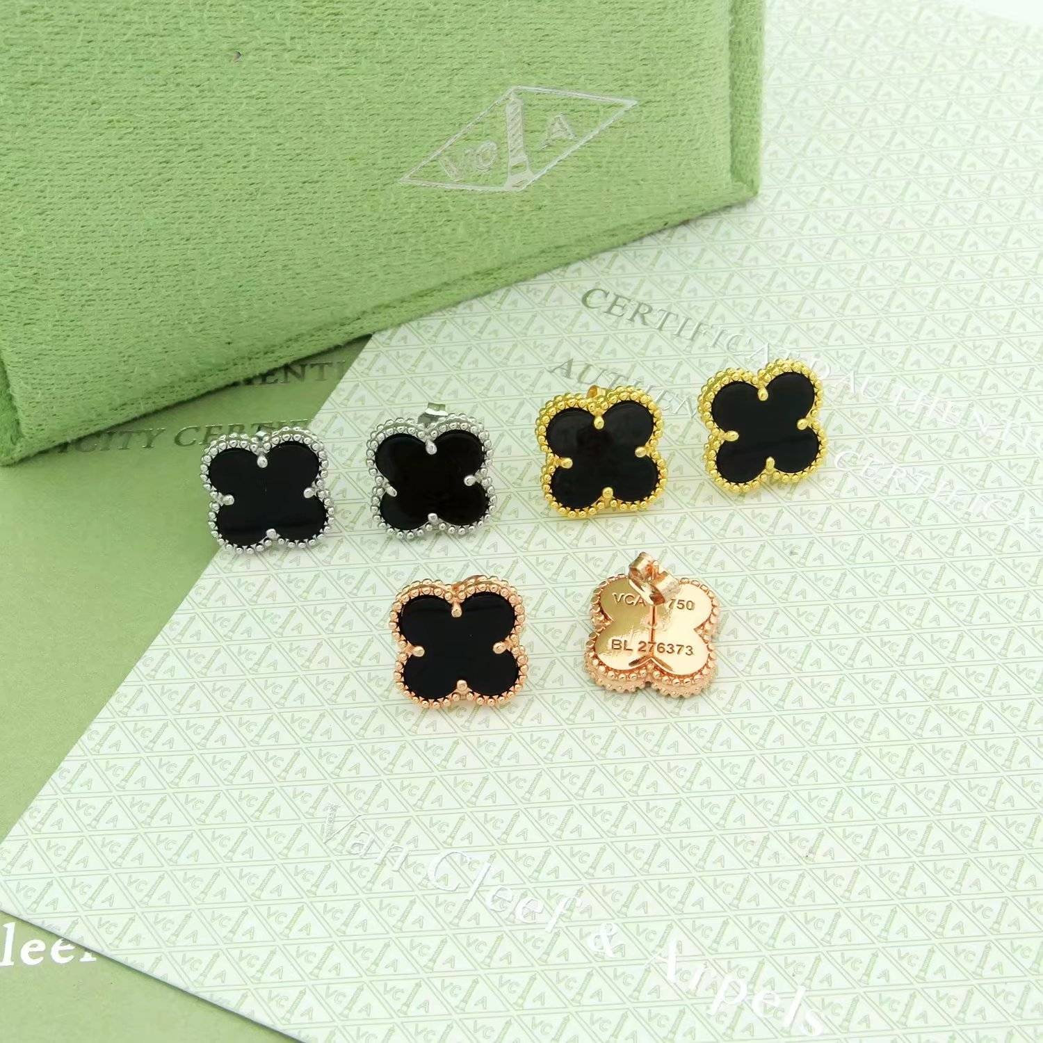 Van Cleef Arpels ヴァン クリーフアーペル レディース ピアス フリヴォル モチーフネックレス ギフト ブランドジュエリー ゴールド - 画像 3