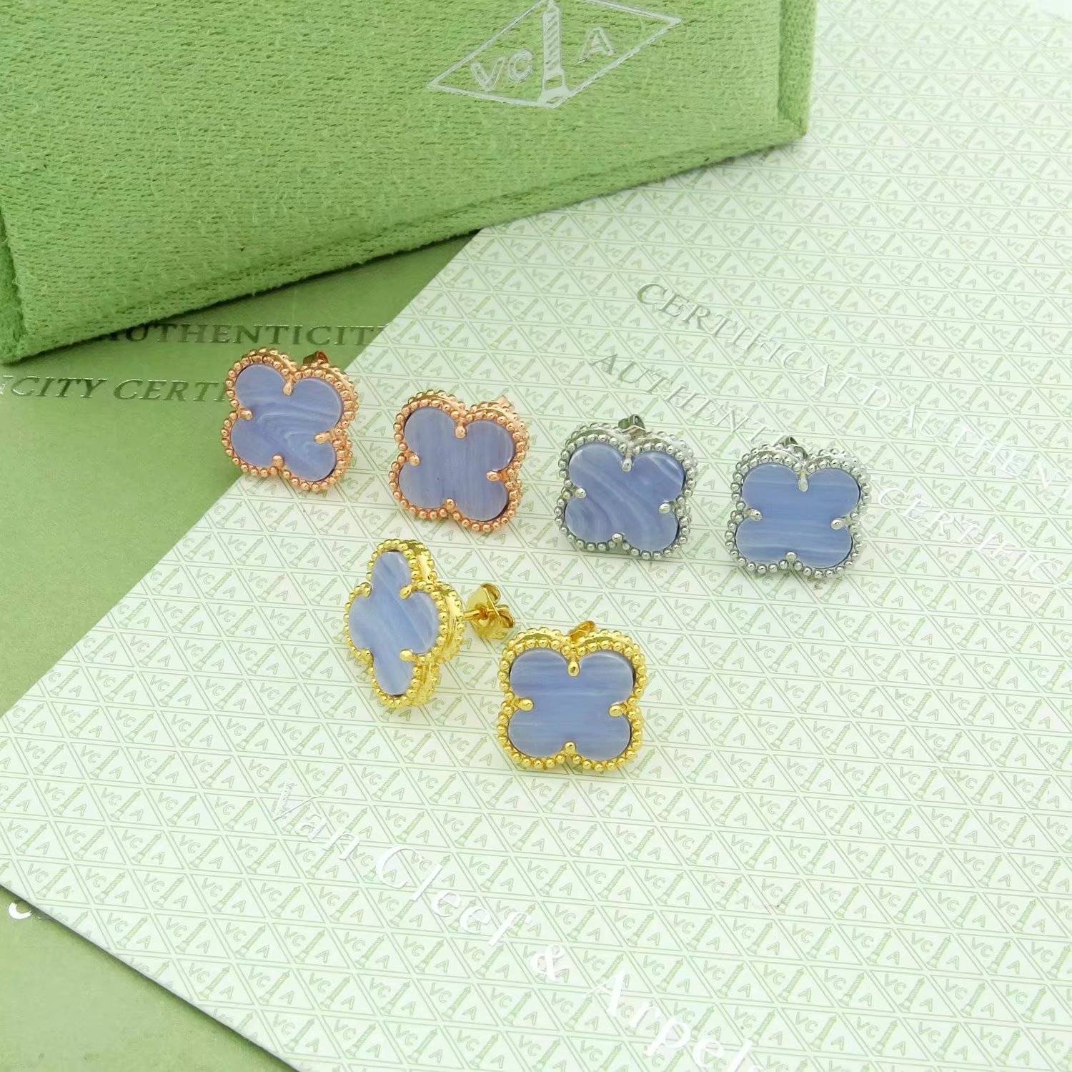 Van Cleef Arpels ヴァン クリーフアーペル レディース ピアス フリヴォル モチーフネックレス ギフト ブランドジュエリー ゴールド - 画像 6