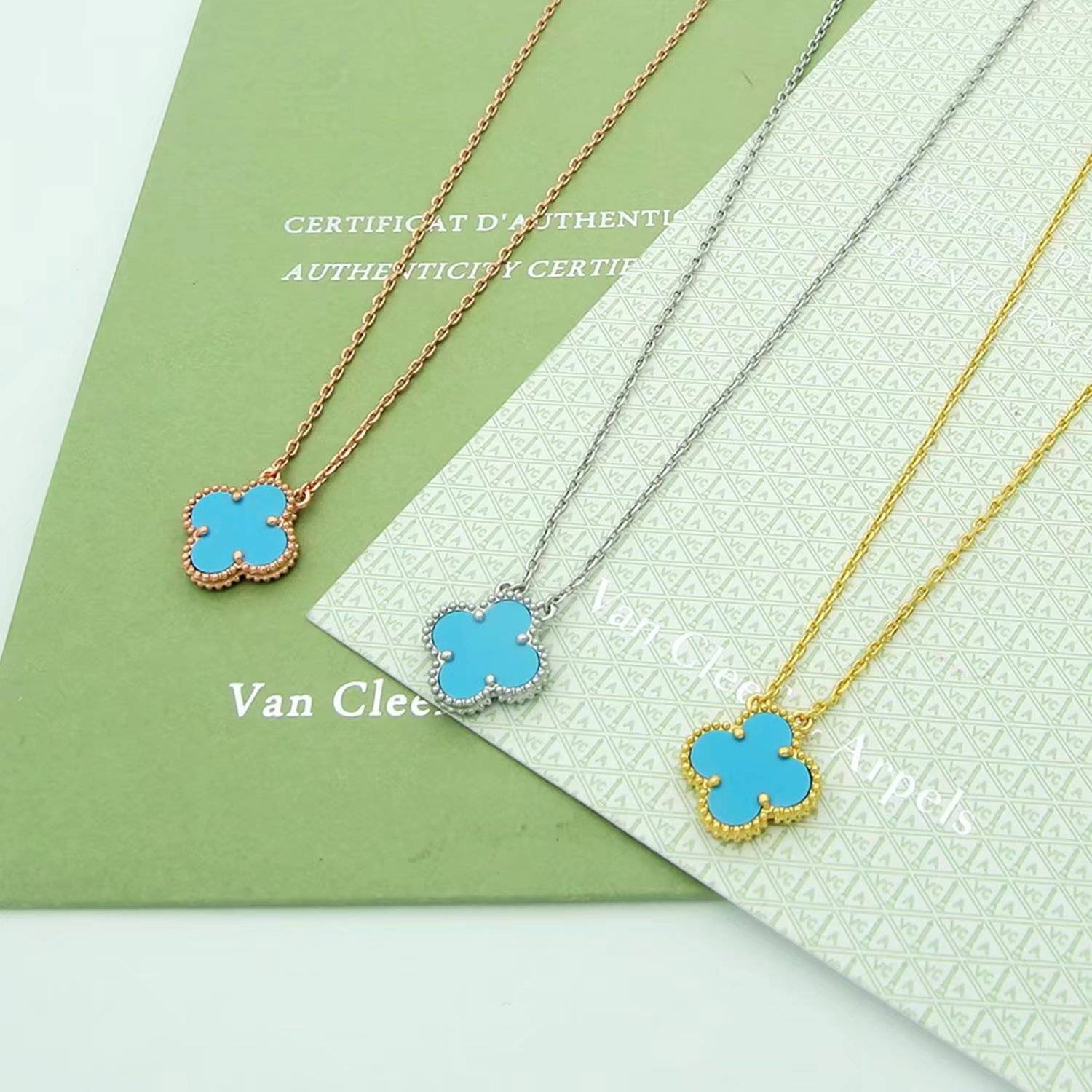 Van Cleef Arpels ヴァン クリーフアーペル レディース ネックレス フリヴォル モチーフネックレス ブランドジュエリー ゴールド ホワイトゴール - 画像 3