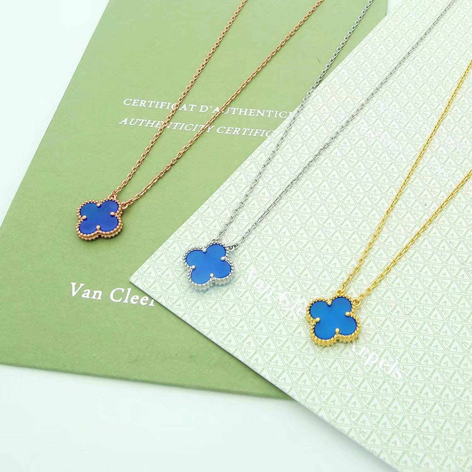 Van Cleef Arpels ヴァン クリーフアーペル レディース ネックレス フリヴォル モチーフネックレス ブランドジュエリー ゴールド ホワイトゴール - 画像 6