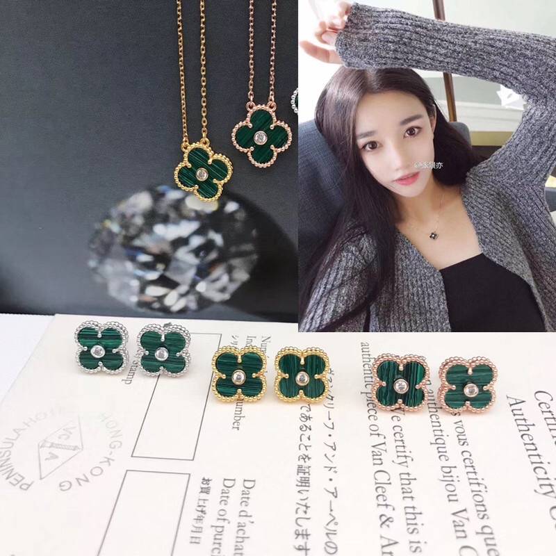 Van Cleef Arpels ヴァン クリーフアーペル レディース ネックレス クローバーモチーフ ブラック ブランドジュエリー - 画像 7