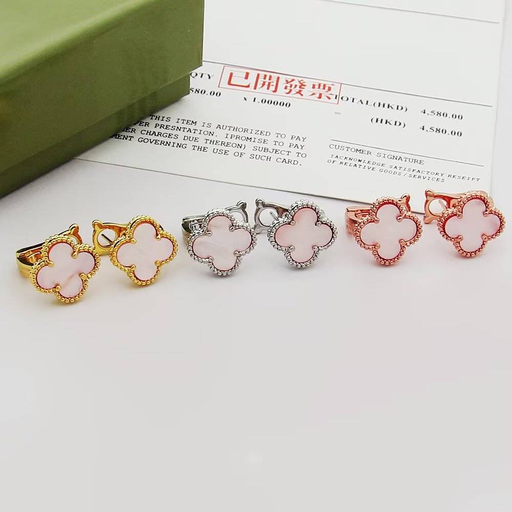 Van Cleef Arpels ヴァン クリーフアーペル レディース ピアス 四つ葉モチーフ ブランドピアス 上品なアクセサリー - 画像 6