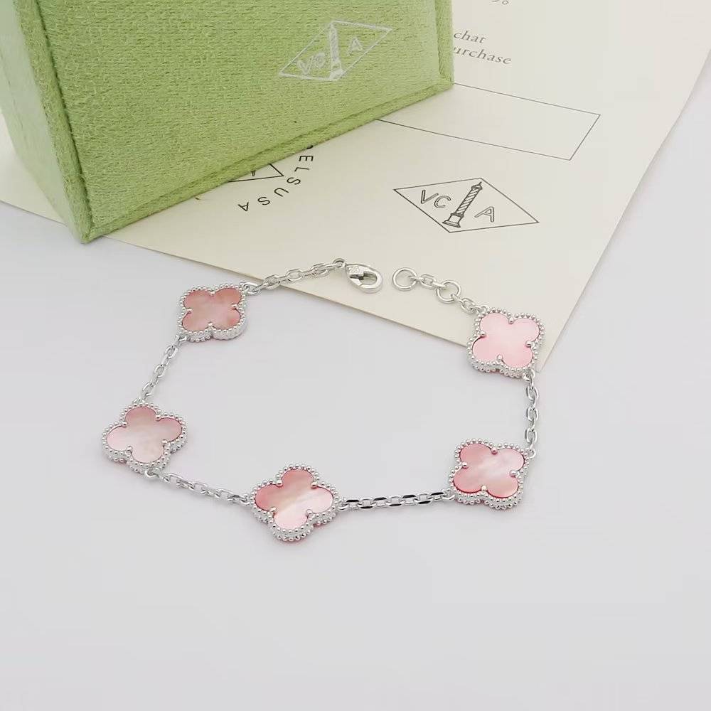 Van Cleef Arpels ヴァン クリーフアーペル レディース ブレスレット 四つ葉モチーフ ブランドジュエリー ギフト ゴールド - 画像 4