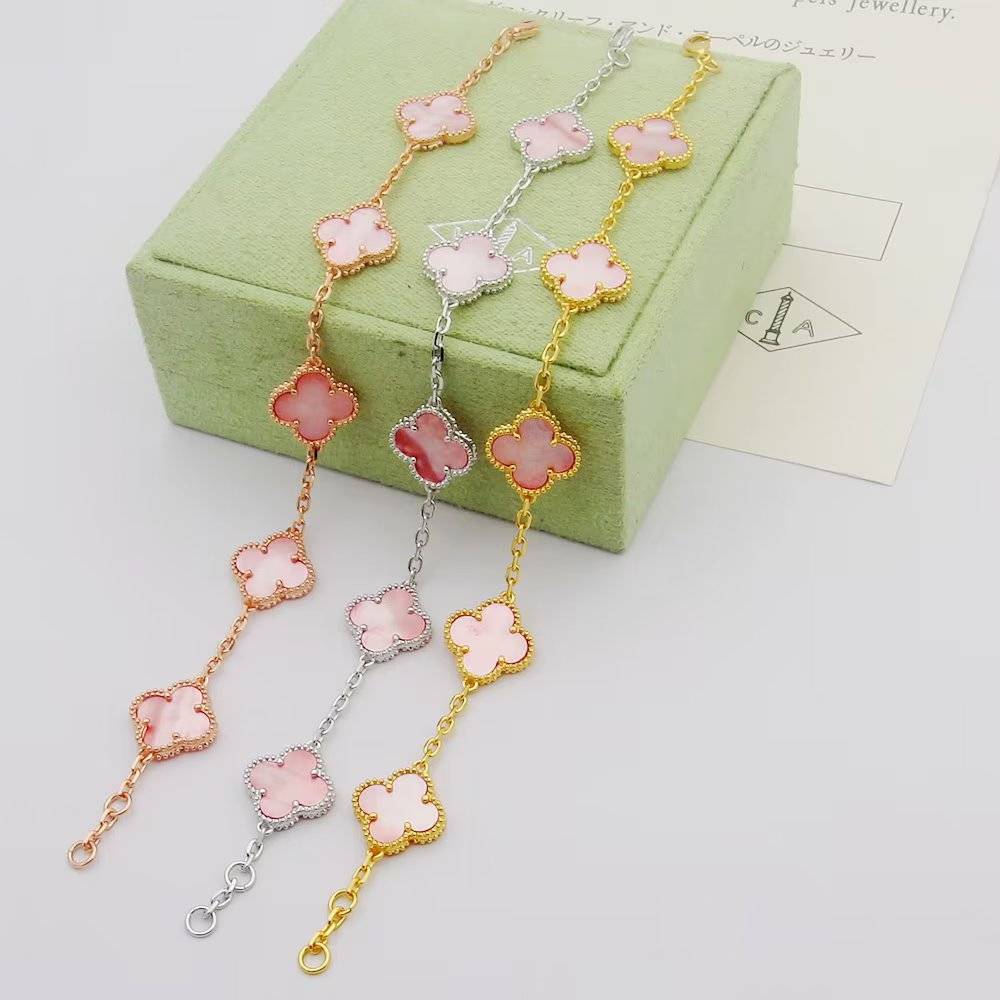 Van Cleef Arpels ヴァン クリーフアーペル レディース ブレスレット 四つ葉モチーフ ブランドジュエリー ギフト ゴールド - 画像 5