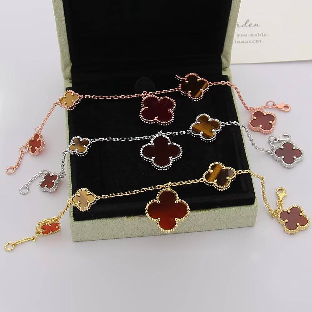 Van Cleef Arpels ヴァン クリーフアーペル レディース ブレスレット 四つ葉モチーフ ブランドジュエリー 普段使いジュエリー ゴールド - 画像 5