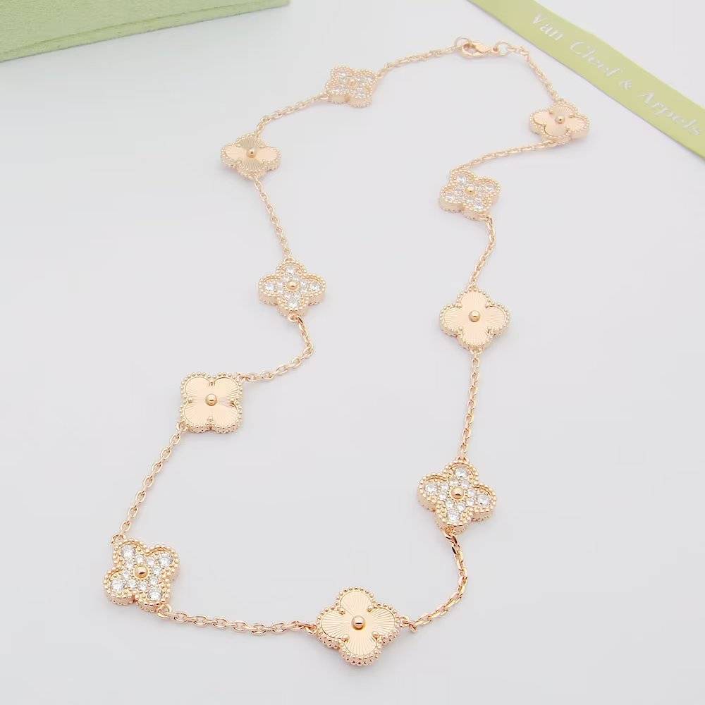 Van Cleef Arpels ヴァン クリーフアーペル レディース ネックレス フリヴォル ブランドネックレス 上品なアクセサリー ゴールド - 画像 3
