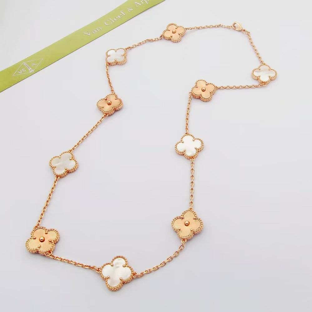 Van Cleef Arpels ヴァン クリーフアーペル レディース ネックレス フリヴォル ブランドネックレス 上品なアクセサリー ゴールド - 画像 3