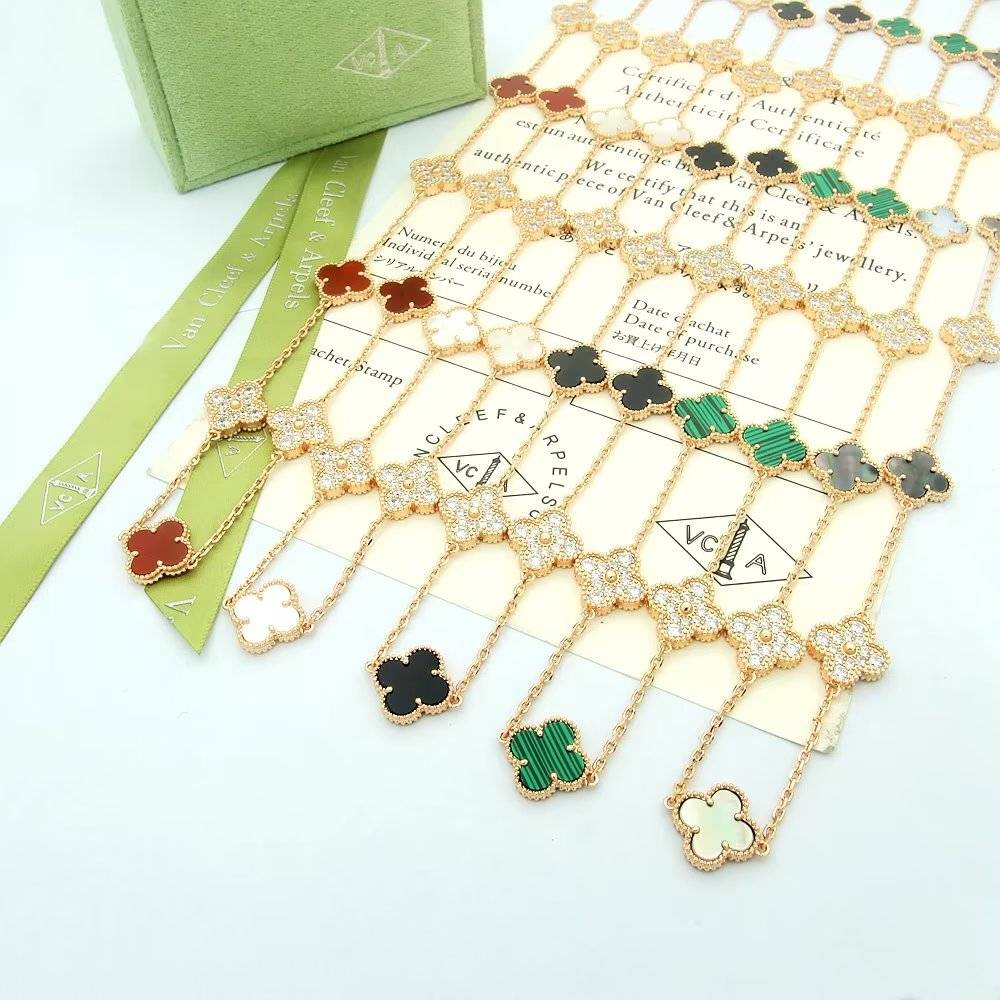 Van Cleef Arpels ヴァン クリーフアーペル レディース ネックレス アルハンブラ モチーフネックレス ブランドジュエリー ゴールド - 画像 2