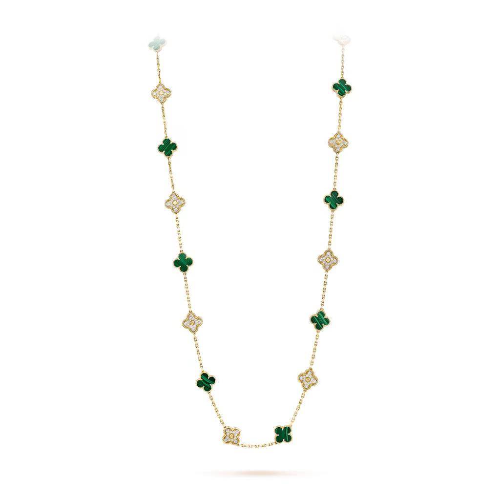 Van Cleef Arpels ヴァン クリーフアーペル レディース ネックレス アルハンブラ モチーフネックレス ブランドジュエリー ゴールド - 画像 6