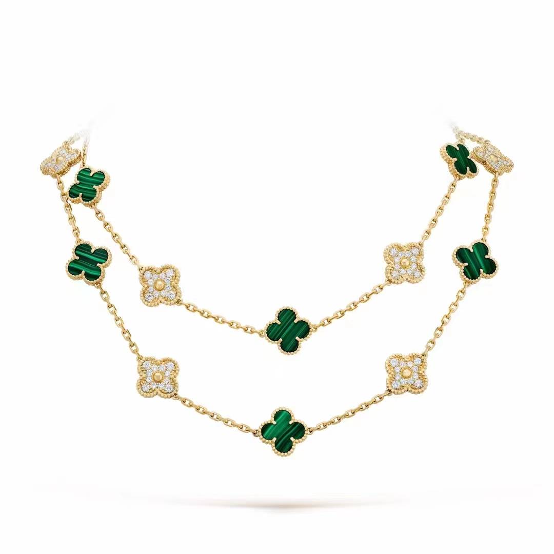 Van Cleef Arpels ヴァン クリーフアーペル レディース ネックレス アルハンブラ モチーフネックレス ブランドジュエリー ゴールド - 画像 7