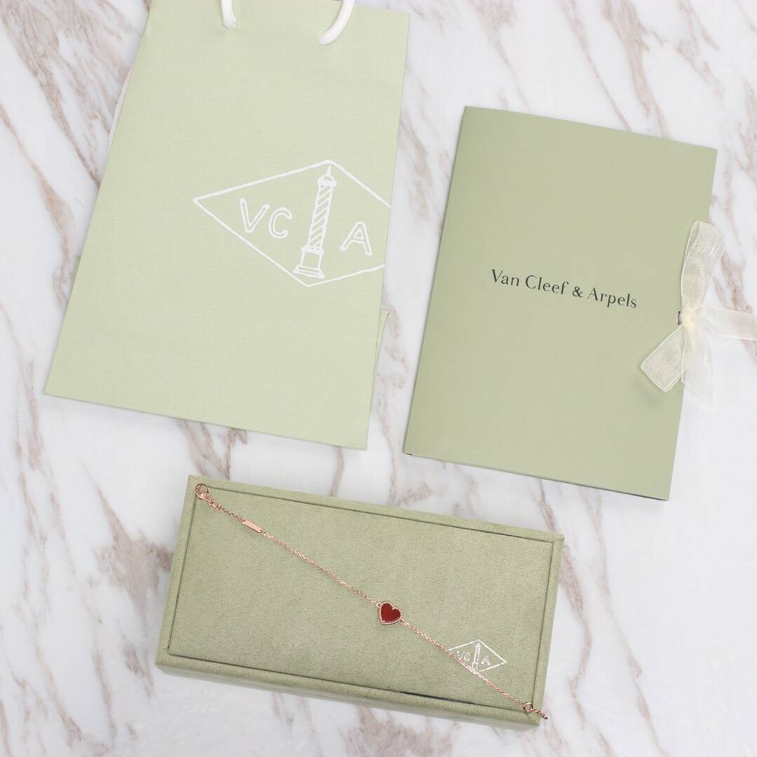Van Cleef Arpels ヴァン クリーフアーペル レディース ブレスレット モチーフネックレス 上品なアクセサリー ギフト ローズゴールド - 画像 9