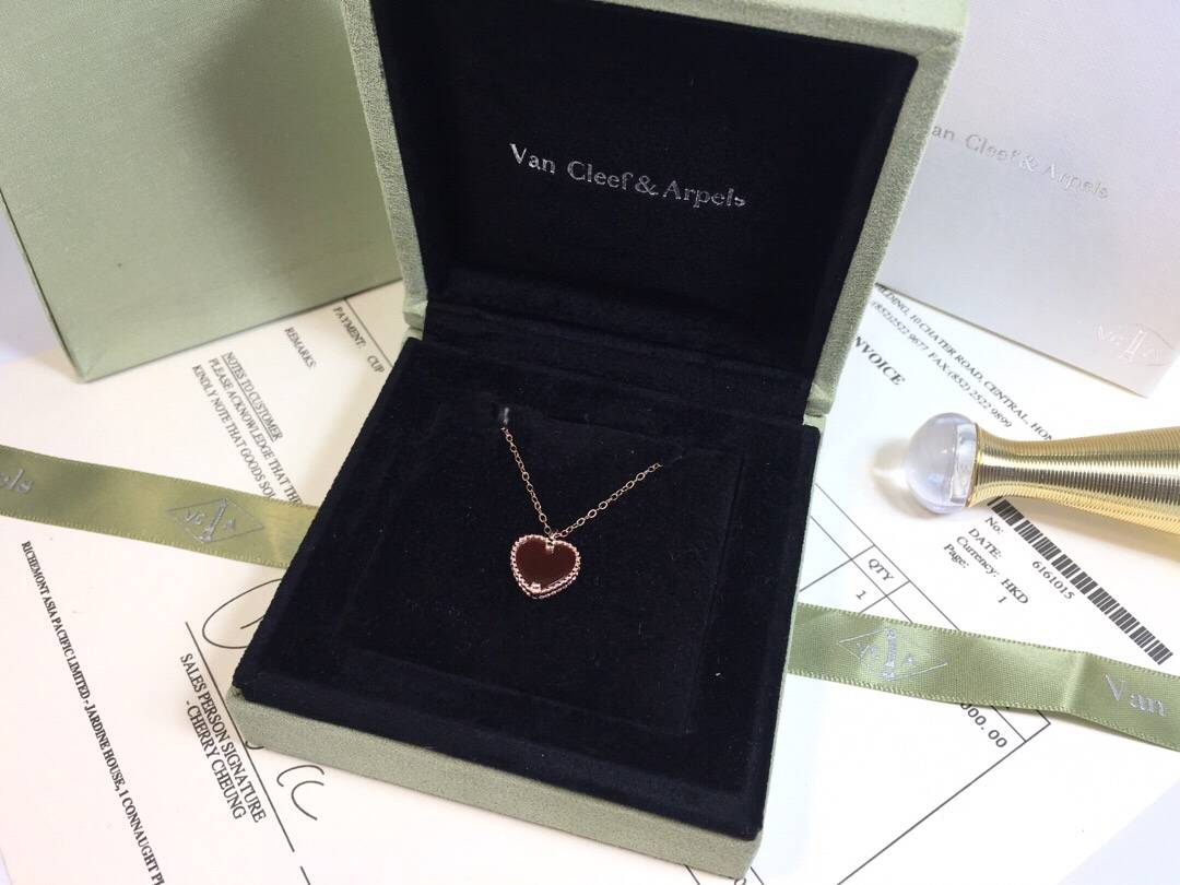Van Cleef Arpels ヴァン クリーフアーペル レディース ネックレス ブランドジュエリー モチーフネックレス ブランドアクセサリー レッド - 画像 2
