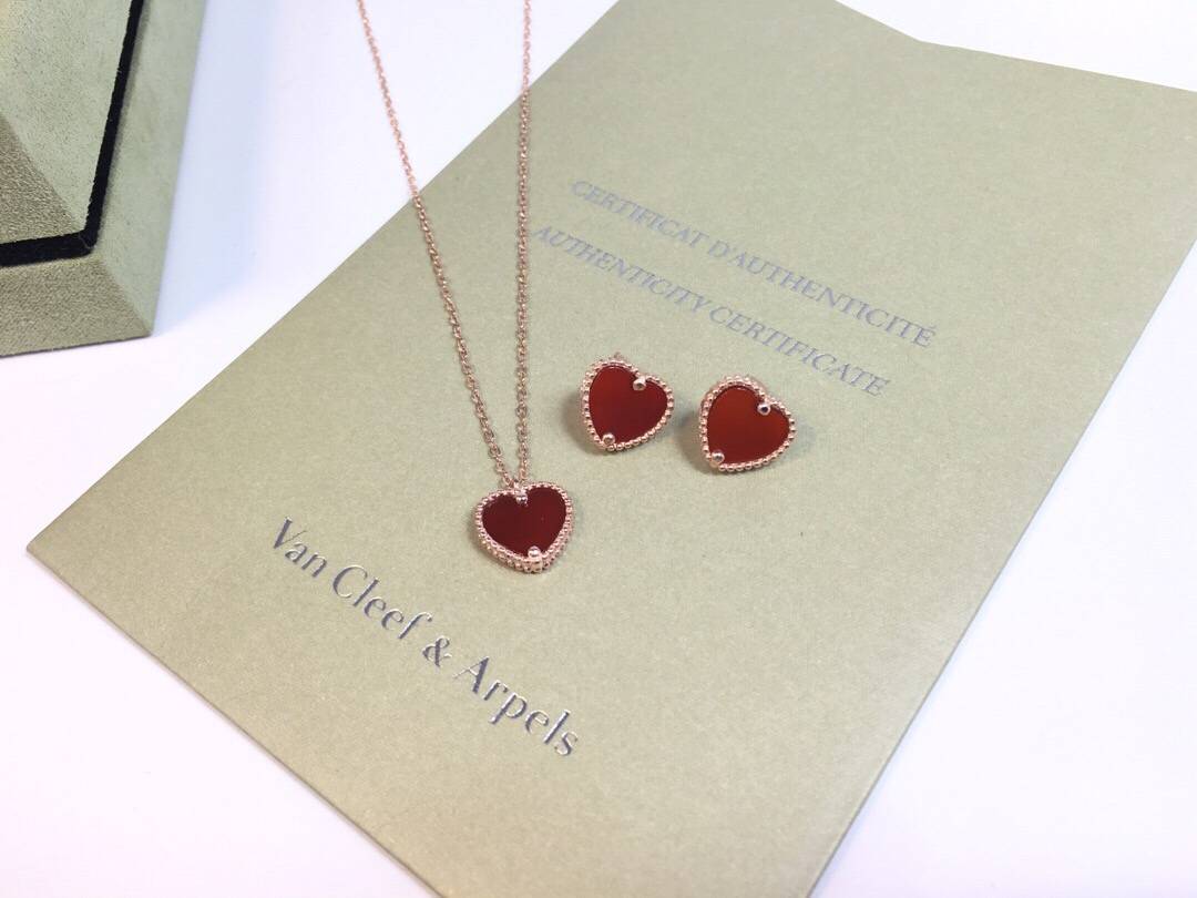 Van Cleef Arpels ヴァン クリーフアーペル レディース ネックレス ブランドジュエリー モチーフネックレス ブランドアクセサリー レッド - 画像 8