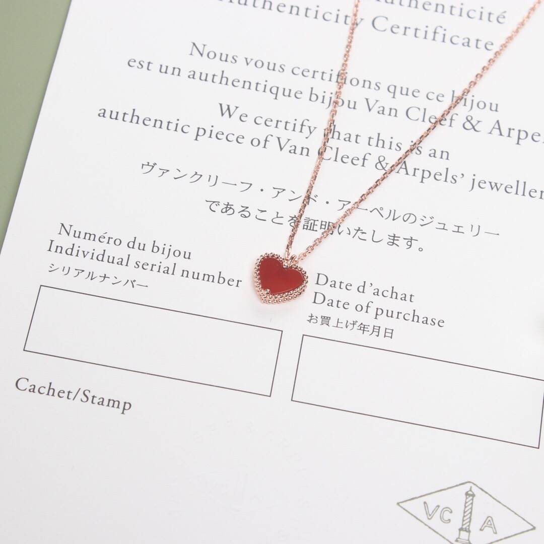 Van Cleef Arpels ヴァン クリーフアーペル レディース ネックレス フリヴォル ブランドネックレス ギフト ローズゴールド - 画像 4