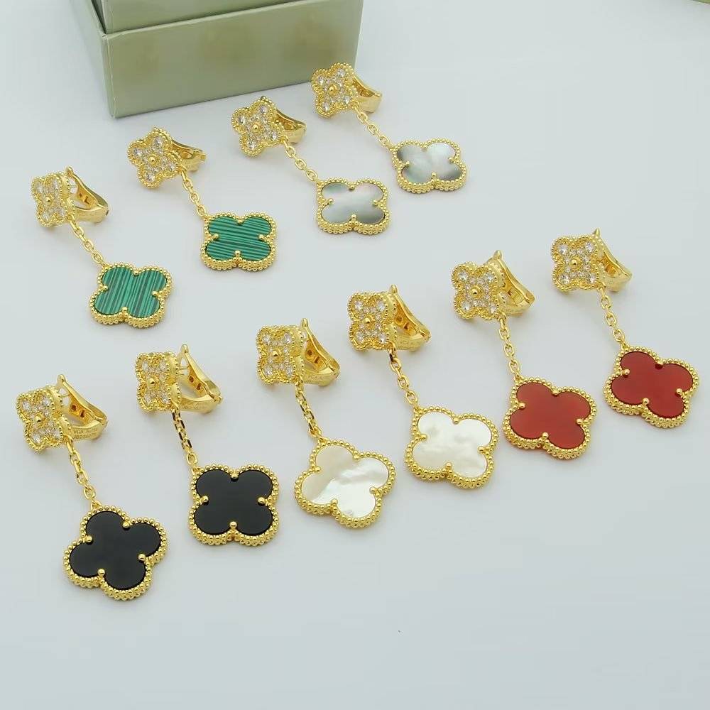 Van Cleef Arpels ヴァン クリーフアーペル レディース ピアス フリヴォル マザーオブパール ダイヤモンド ブランドピアス ギフト - 画像 7