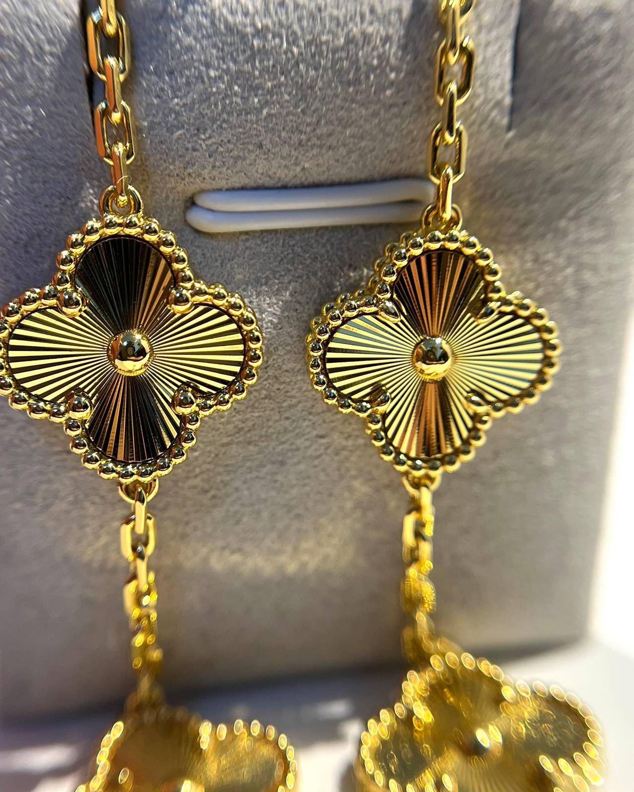 Van Cleef Arpels ヴァン クリーフアーペル レディース ブレスレット アルハンブラ モチーフネックレス ゴールド - 画像 7